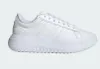 A white Adidas Grand Court Platform shoe is shown from the side against a white background. Produktbild-Vorschau