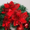 40 cm künstlicher Weihnachtskranz mit Licht, roten Beeren, Produktbild-Vorschau 7