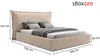VALLH Polsterbett Bett 180x220 mit bettkasten Beige Samt - Produktbild-Vorschau 5