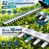1500W Akku-Heckenschere 21V Brushless, 52 cm Messer, Produktbild-Vorschau 3