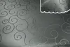 Tischdecke grau 110x110 cm damast Ornamente Mitteldecke Produktbild-Vorschau 1