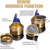 DeWok Kochsystem bis 2 Personen ohne Strom ohne Gas Zuhause Produktbild-Vorschau 13