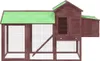 vidaXL Chicken Coop Mocha 193x65x117 cm borovicový masív Náhľad obrázku produktu 3