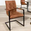 riess-ambiente Design Freischwinger Stuhl OXFORD vintage Produktbild-Vorschau 1