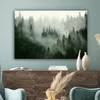 MuchoWow® - Leinwandbilder - Wald - Nebel - Bäume - Natur, Produktbild-Vorschau 4