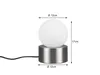 LED Tischlampe Nachttischlampe Fensterbank Touch Produktbild-Vorschau 4