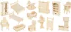 Kruzzel 9423 3D puzzle nábytek pro panenky 34 ks Náhled obrázku produktu 15