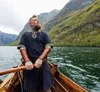 Kurzarmtunika mit Bordüre Schwarz "Richard"  XL Produktbild-Vorschau 2