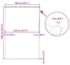 vidaXL Sprchová roleta s kazetou 150x240 cm šířka látky 146 Náhled obrázku produktu 7