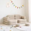 Spielsofa Beige 10-teilig, 120 cm lang, aus Produktbild-Vorschau 3