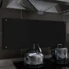 vidaXL Alzatina da cucina nera 100x40 cm in vetro temperato Anteprima dell’immagine prodotto 15