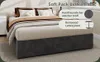Sweiko Modern minimalist bed frame, 140x200CM, gray, Dutch Produktbild-Vorschau 6