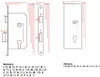 Zadlabávací zámok KOTARBAU® 72x50mm s puzdrom vo farbe Náhľad obrázku produktu 2
