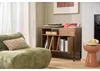 Miliboo - Dunkles Holz Vinyl-Aufbewahrungsbuffet mit Produktbild-Vorschau 2