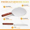 Pizzaschieber Edelstahl 33cm, mit Holzgriff, klappbar, Produktbild-Vorschau 7
