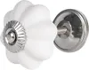 Clayre & Eef Türknauf Ø 4 cm Weiß Keramik Produktbild-Vorschau 2