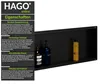 DIY Duschnische 90x30cm Edelstahl Schwarz rahmenlos Produktbild-Vorschau 3