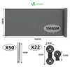 VOUNOT® Panneau de clôture 1×10m, protection visuelle Voir les images du produit 8