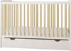ZEE LUMI Bílá/Přírodní dětská postýlka 120×60 cm 2v1 se Náhled obrázku produktu 18