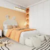 MODFU Kinderbett Polsterbett 90×200 mit warmfarbene LED, Produktbild-Vorschau 4