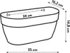 Blumenampel Elho Vibia Kunststoff 35 x 16,2 x 14,8 cm rosa Produktbild-Vorschau 6