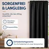 Kräuselband-Vorhang 300x245cm #9009 schwarz Produktbild-Vorschau 7