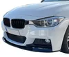 Rückansicht von Für BMW 3er F30 F31 mit M-Paket Spoiler Lippe Frontspoiler mit ABE SCHWARZ GLANZ mit Fokus auf Befestigungselemente Voir les images du produit