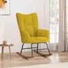 vidaXL Hojdacie kreslo Velvet Mustard Yellow Náhľad obrázku produktu 1