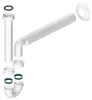 Bruckner Waschbecken/Bidet-Siphon 5/4", niedrig, DN40, Weiß Produktbild-Vorschau 3