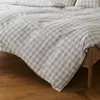 Elegante Web-Perkal-Bettwäsche-Garnitur 7021 Quadro  Farbe Produktbild-Vorschau 6