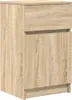 A close-up, front-side view of a wooden cabinet with two drawers. Náhľad obrázku produktu