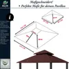 freigarten.de Wymienny dach do altany 334 cm x 334 cm Podgląd zdjęcia produktu 2