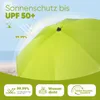 Sekey Sonnenschirm Rund Ø160cm Gartenschirm UV Schutz 50+ Produktbild-Vorschau 4