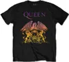 Queen Gradient Crest Black XL Tričko Náhľad obrázku produktu 1