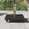 vidaXL Sonnenschirmständer Schwarz 45 x 45 x 43 cm Granit Produktbild-Vorschau 4