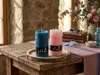 Spaas Candles 0633193.620, Kulatý, Tyrkysová, 60 h, 1 kusů Náhled obrázku produktu 2
