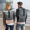 Cityrucksack Freizeitrucksack Groß Damen lässiger Rolltop Produktbild-Vorschau 3