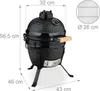 Barbecue Kamado Relaxdays, Ø 32 cm, barbecue en céramique Voir les images du produit 4