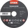 STIER Trennscheibe Edelstahl 125 x 1,0 x 22,23 mm, Form Produktbild-Vorschau 1