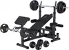 GORILLA SPORTS® Multifunktion Hantelbank - inkl. Hantelset Produktbild-Vorschau 1