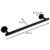 DELVANT Handtuchhalter Badezimmer, 40 cm Wandmontage, Produktbild-Vorschau 6