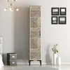 Dmora Armadio Multiuso 1 Anta Giusta 40x201.4h cm Bianco, Anteprima dell’immagine prodotto 2