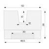 STIX Gummiaufsatz hydraulischen Wagenheber LS-01 / WLS-01, Produktbild-Vorschau 6
