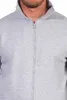 Mivaro Herren Sweatjacke Zipper Basic ohne Kapuze – Produktbild-Vorschau 3