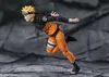 A Naruto Uzumaki action figure in a dynamic running pose against a rocky background. Anteprima dell’immagine prodotto