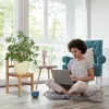 Relaxdays Deko Stuhl Bambus, HxBxT: 57 x 27 x 29 cm Kleiner Produktbild-Vorschau 3