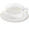 Tasse à cappuccino Wilmax avec soucoupe, 170 ml, porcelaine Voir les images du produit 5