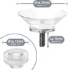 com-four® 4x Saugnäpfe mit M4-Gewinde - Ø 30 mm - Extra Produktbild-Vorschau 6