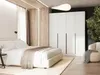 Kleiderschrank FINN 200 x 240 cm Weiß 4 Türen mit SoftClose Produktbild-Vorschau 3