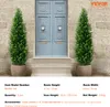 VEVOR Sztuczne drzewo cedrowe topiary, 152,4 cm wysokości Podgląd zdjęcia produktu 7